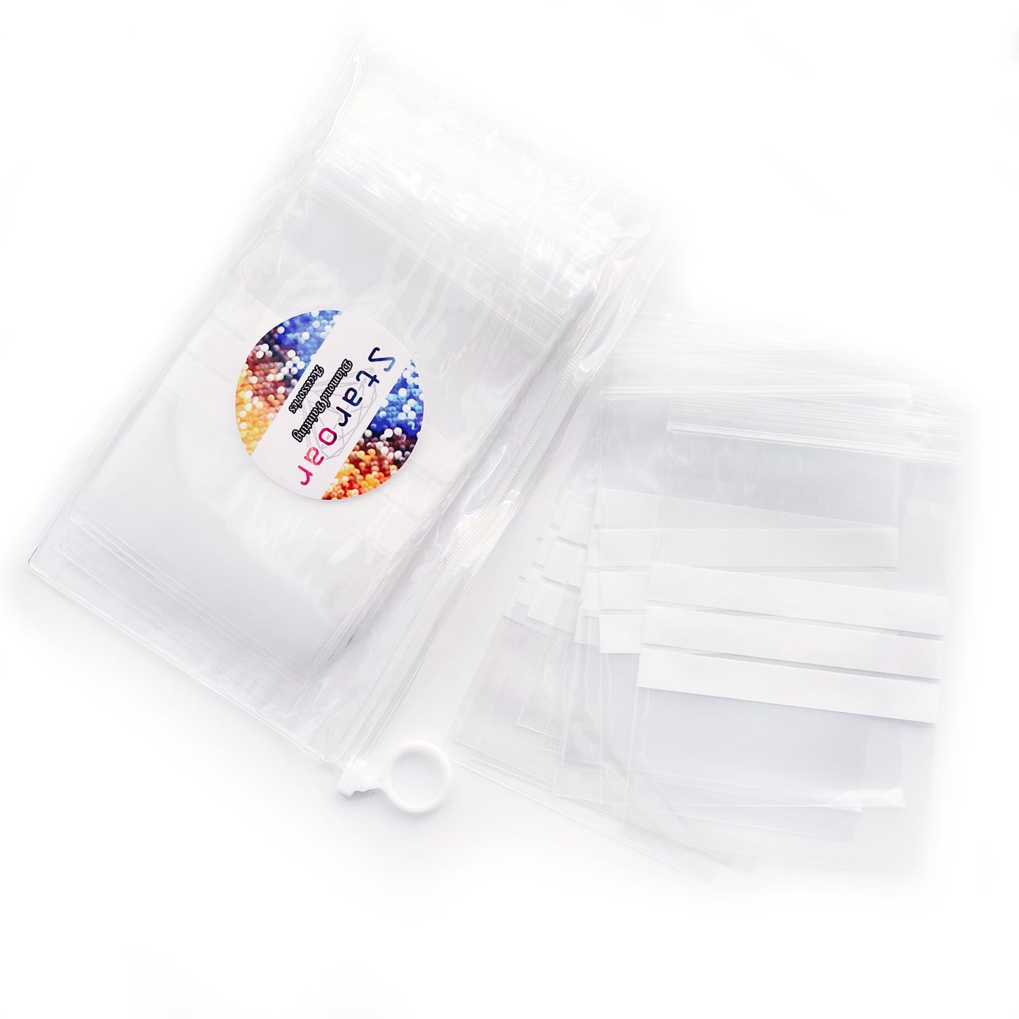 Baggies with label for diamonds storage 10*15CM