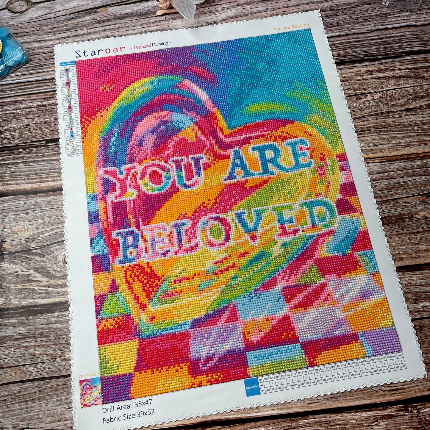You are Beloved - Round with AB diamonds