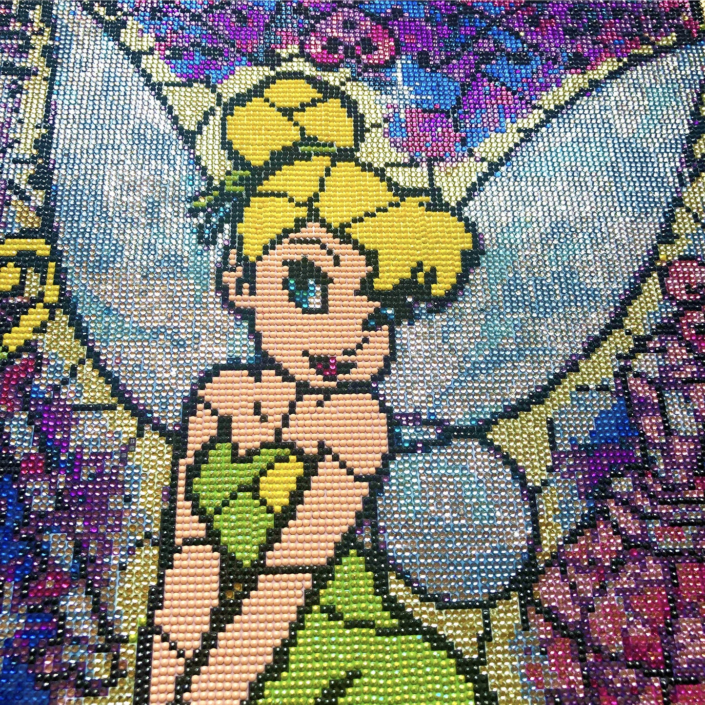 Tinker Bell - Rund /AB mit Strasssteinen