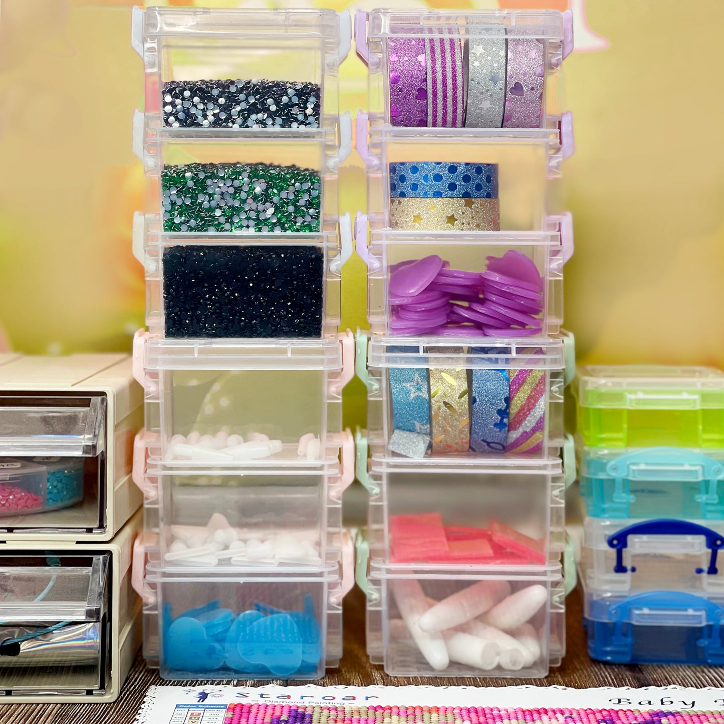 Three-piece suit storage box