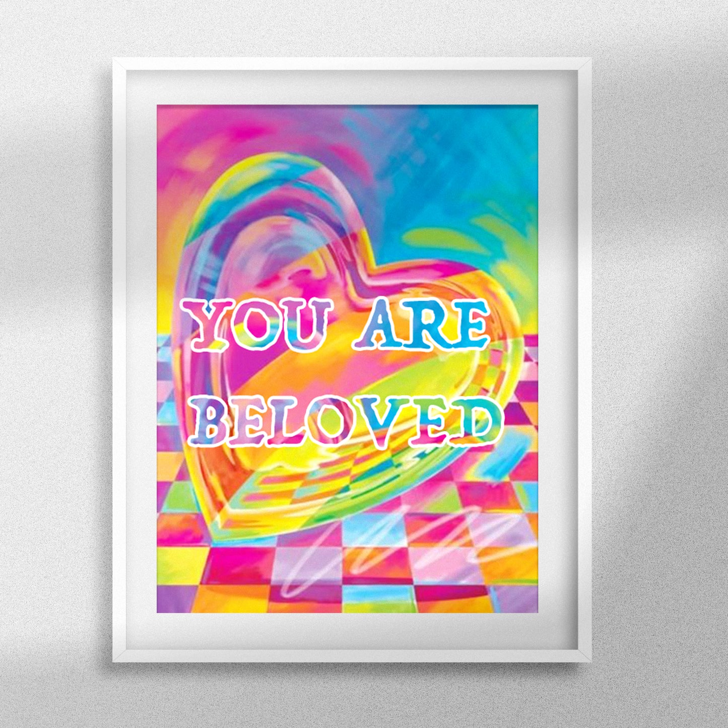 You are Beloved - Round with AB diamonds