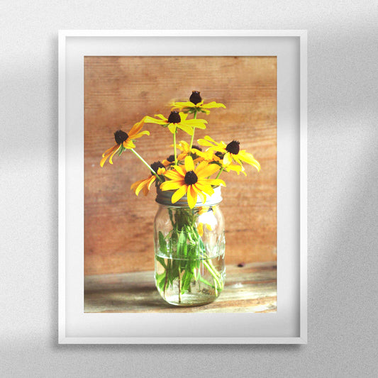 Sunflower vase - Full Square