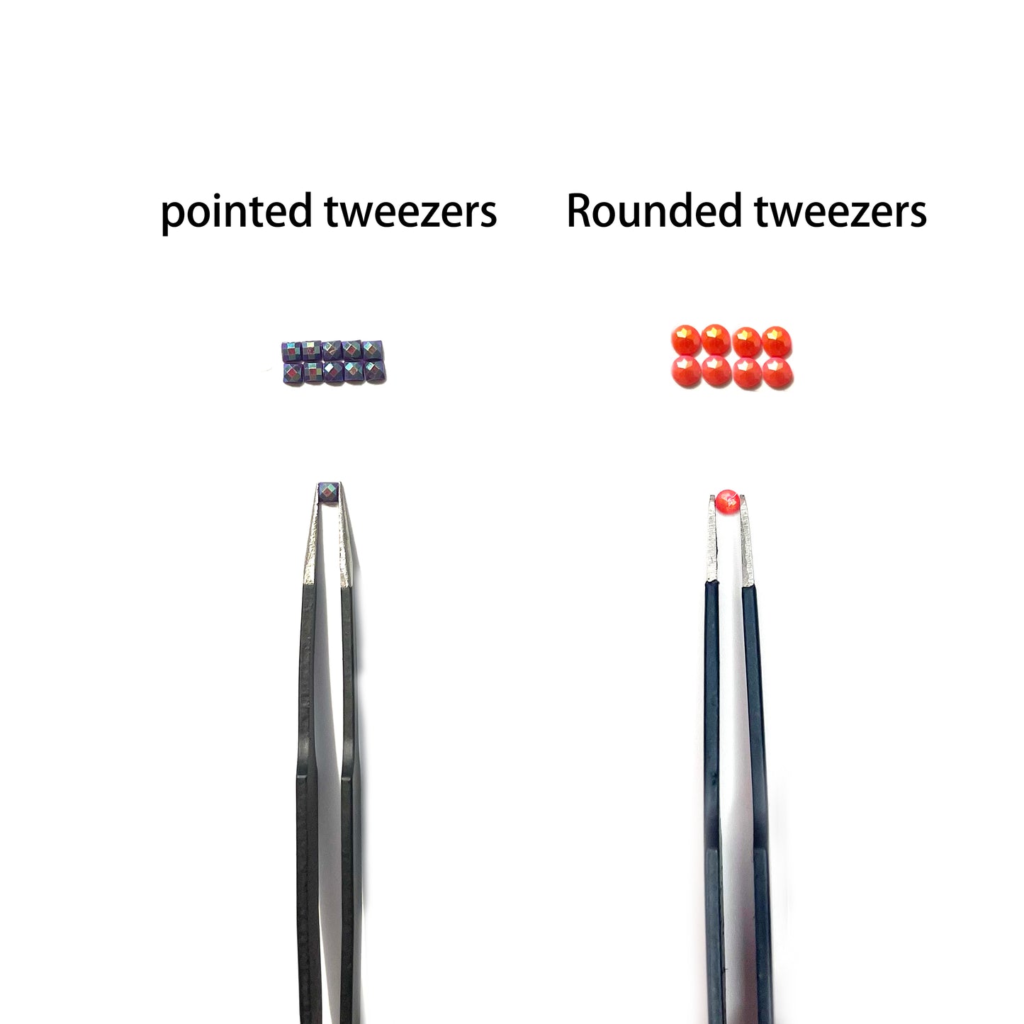 Big Tray & Round Tweezers