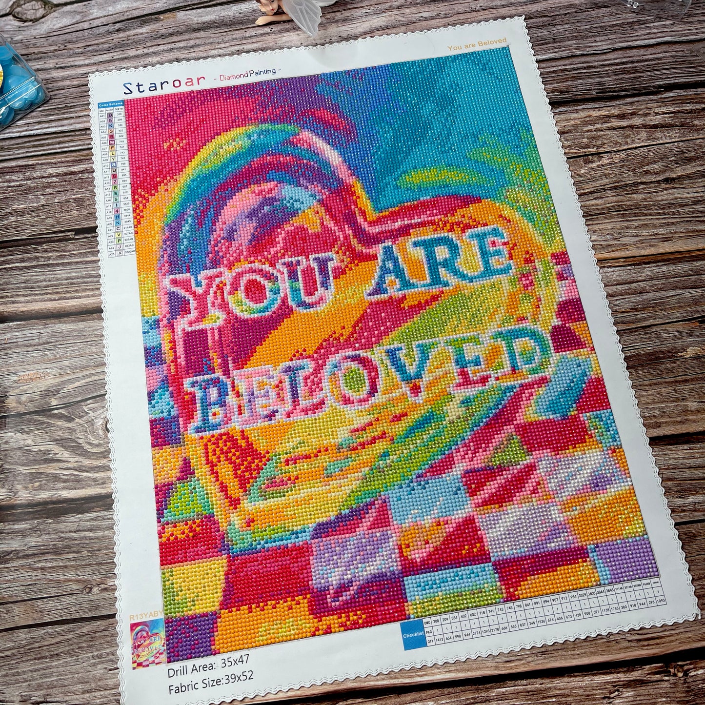 You are Beloved - Rond avec diamants AB