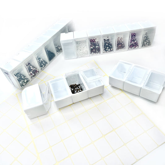 Containers for diamonds organizing