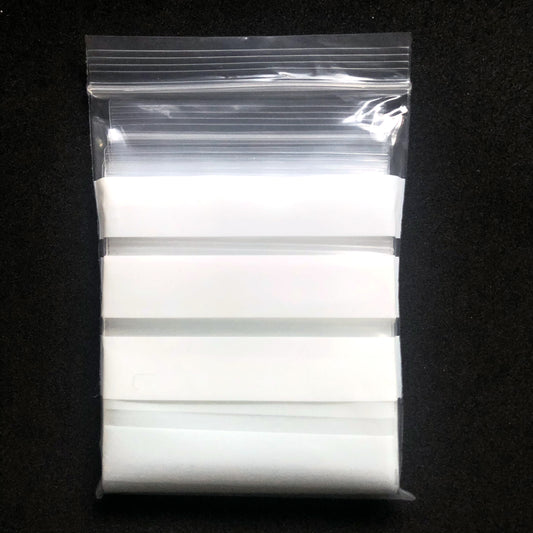 Baggies with label for diamonds storage